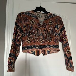 Circle T western top